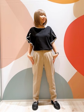 長男さん(レディース・158cm)の夏コーディネート