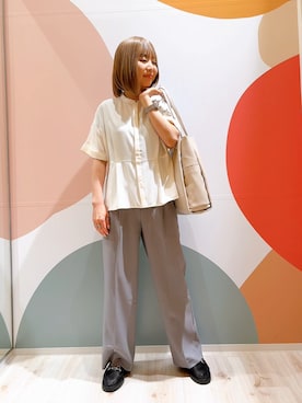 長男さん（レディース・158cm）の夏コーディネート