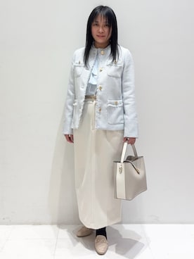 「HusHusH（ハッシュアッシュ）のアイテム（パンツ）」を使った、ゅぅさん（レディース・150cm）の冬コーディネート