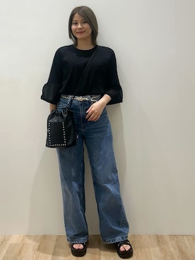 「DRESSTERIOR（ドレステリア）のアイテム」を使った、suzukaさん（レディース・155cm）の春コーディネート