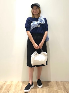 「公園」｜suzukaさん（レディース・155cm）の春コーディネート