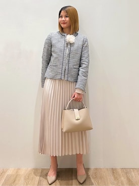 「THE SHOP TK （ザ ショップ ティーケー ）のアイテム」を使った、suzukaさん（レディース・155cm）の冬コーディネート