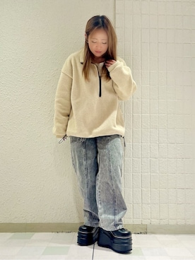 「ESPERANZA（エスペランサ）のアイテム」を使った、Moriさん（レディース・148cm）の冬コーディネート