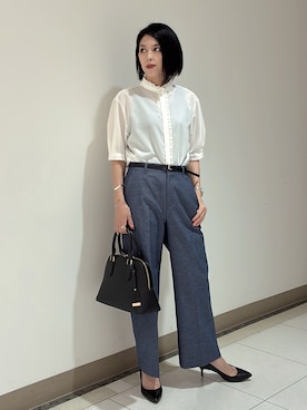 「UNTITLED（アンタイトル）のアイテム」を使った、環さん（レディース・158cm）の春コーディネート