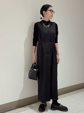 「UNTITLED（アンタイトル）のアイテム（ワンピース/ドレス）」を使った、環さん（レディース・158cm）の春コーディネート