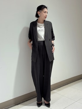 「UNTITLED（アンタイトル）のアイテム」を使った、環さん（レディース・158cm）の夏コーディネート