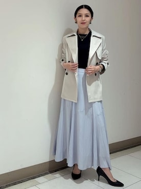 「SOUP（スープ）のアイテム」を使った、環さん（レディース・158cm）の春コーディネート