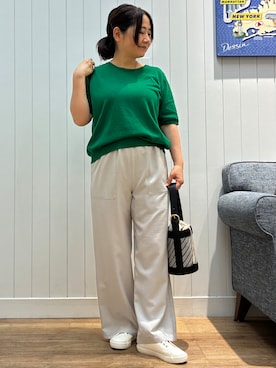 「マシンウォッシャブル」｜msatoさん（レディース・155cm）の夏コーディネート