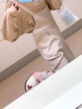 「Handmade（ハンドメイド）のアイテム（バッグ）」を使った、naさん（レディース・164cm）の春コーディネート