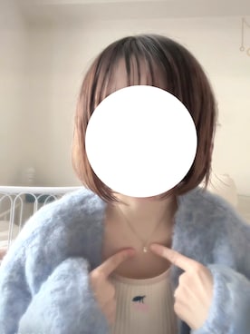 「Handmade（ハンドメイド）の叔母からもらった伊勢真珠で手作りしたネックレス。（ネックレス、ゴールド系）」を使った、naさん（レディース・164cm）の春コーディネート