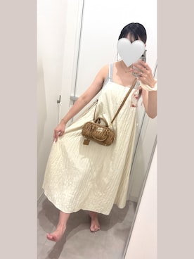 「menue（メヌエ）のアイテム」を使った、naさん（レディース・164cm）の夏コーディネート