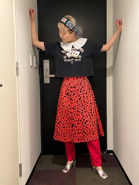 「coca（coca）（コカ）のアイテム」を使った、nyamnyam793n さん（レディース・162cm）の夏コーディネート