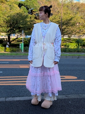 「アイテム（ワンピース/ドレス）」を使った、Nagisaさん（レディース・162cm）の秋コーディネート