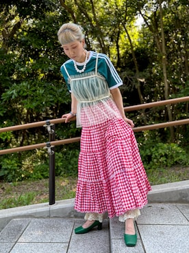 「SOLLON.（ソルロン）のアイテム」を使った、nyamnyam793n さん（レディース・162cm）の夏コーディネート