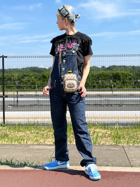 「つけ襟」｜nyamnyam793n さん（レディース・162cm）の夏コーディネート