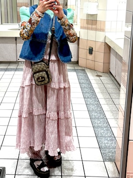 「SANSeLF（サンセルフ）のアイテム」を使った、nyamnyam793nさん（レディース・162cm）の春コーディネート