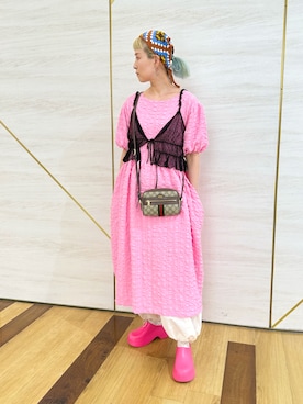 「GUCCI（グッチ）のアイテム」を使った、nyamnyam793n さん（レディース・162cm）の夏コーディネート