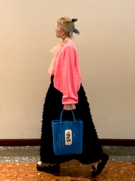 「チュールスカート」｜nyamnyam793nさん（レディース・162cm）の春コーディネート