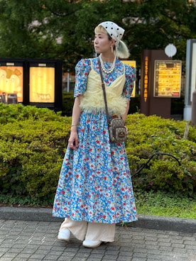 「GUCCI（グッチ）のアイテム」を使った、nyamnyam793n さん（レディース・162cm）の夏コーディネート