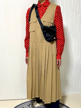 「DANTON（ダントン）のアイテム（バッグ）」を使った、nyamnyam793nさん（レディース・162cm）の春コーディネート