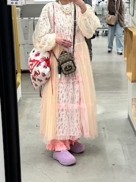 「Casselini（キャセリーニ）のアイテム」を使った、nyamnyam793nさん（レディース・162cm）の春コーディネート