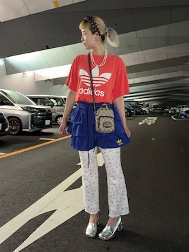 「WC（ダブル シー）のアイテム」を使った、nyamnyam793n さん（レディース・162cm）の夏コーディネート