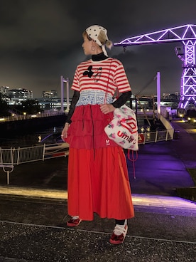 「MARKEY'S（マーキーズ）のアイテム」を使った、nyamnyam793n さん（レディース・162cm）の夏コーディネート