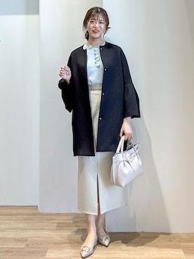 「index（インデックス）のアイテム（トップス）」を使った、もんちゃんさん（レディース・167cm）の春コーディネート