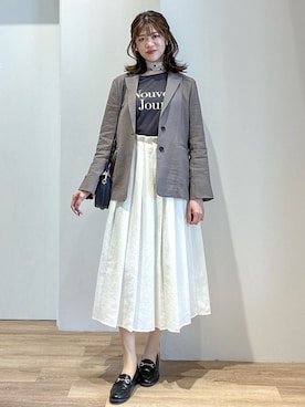 もんちゃんさん(レディース・167cm)の春コーディネート