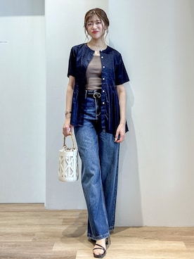 もんちゃんさん（レディース・167cm）の春コーディネート