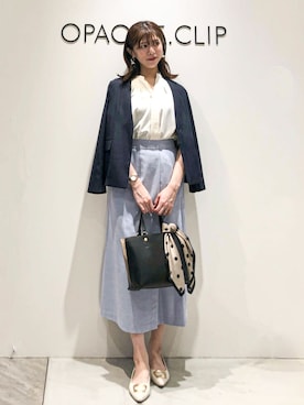もんちゃんさん（レディース・167cm）の春コーディネート