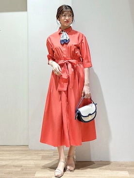 「デート服」｜もんちゃんさん（レディース・167cm）の春コーディネート