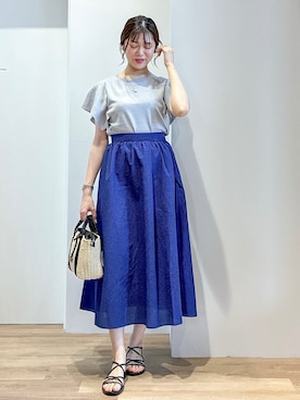 もんちゃんさん（レディース・167cm）の夏コーディネート