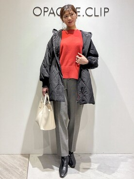 もんちゃんさん（レディース・167cm）の冬コーディネート