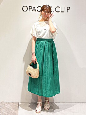 もんちゃんさん（レディース・167cm）の夏コーディネート