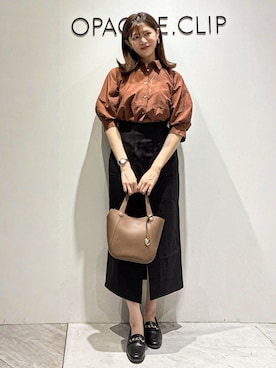 もんちゃんさん（レディース・167cm）の秋コーディネート