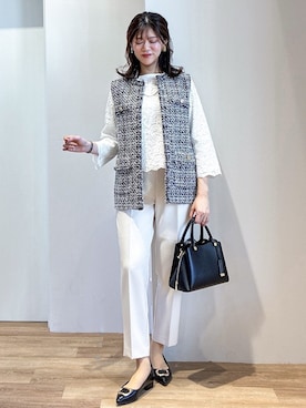 「index（インデックス）のアイテム（トップス）」を使った、もんちゃんさん（レディース・167cm）の冬コーディネート