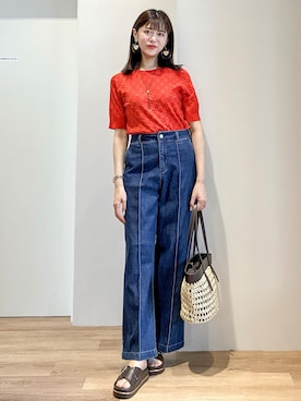 もんちゃんさん(レディース・167cm)の夏コーディネート