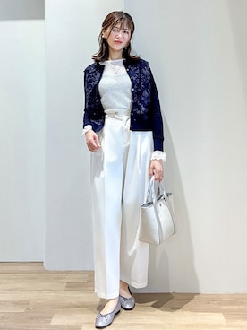 「INDIVI（インディヴィ）のアイテム」を使った、もんちゃんさん（レディース・167cm）の春コーディネート