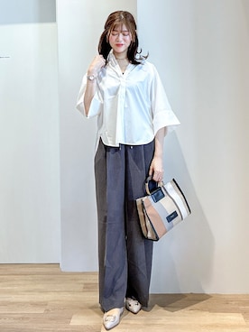 もんちゃんさん（レディース・167cm）の春コーディネート