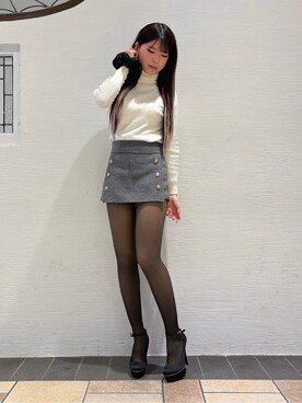 「ESPERANZA（エスペランサ）のアイテム」を使った、SACHAさん（レディース・163cm）の冬コーディネート