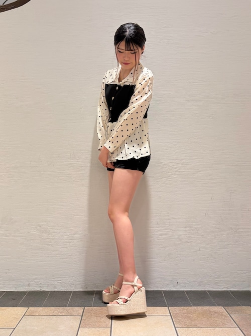 ESPERANZA（エスペランサ） サンダル ビジュースタッズウェッジ