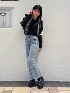 「ESPERANZA（エスペランサ）のアイテム」を使った、SACHAさん（レディース・163cm）の春コーディネート