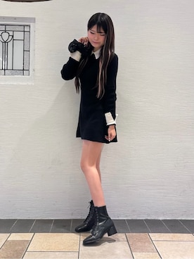 「ESPERANZA（エスペランサ）のアイテム」を使った、SACHAさん（レディース・163cm）の冬コーディネート