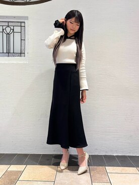 「ESPERANZA（エスペランサ）のアイテム」を使った、SACHAさん（レディース・163cm）の冬コーディネート