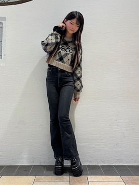 「ESPERANZA（エスペランサ）のアイテム」を使った、SACHAさん（レディース・163cm）の春コーディネート