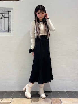 「ESPERANZA（エスペランサ）のアイテム」を使った、SACHAさん（レディース・163cm）の冬コーディネート