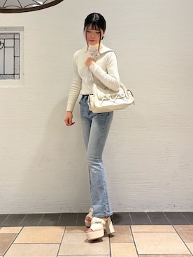 「ESPERANZA（エスペランサ）のアイテム」を使った、SACHAさん（レディース・163cm）の春コーディネート