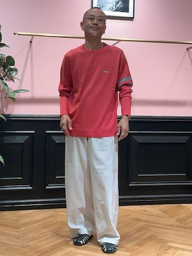 「アイテム（その他パンツ）」を使った、torigoeさん（メンズ・164cm・50代）の秋コーディネート