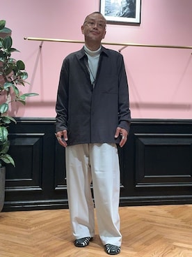 「アイテム（その他パンツ）」を使った、torigoeさん（メンズ・164cm・50代）の秋コーディネート